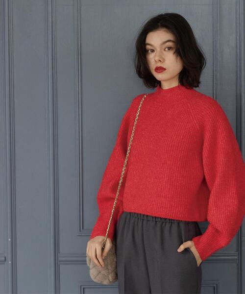 セール】MIXミドルゲージショートあぜニット【洗濯機OK】（ニット