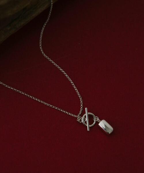 SMELLY（スメリー）の「SMELLY so　rectangle motif necklace（ネックレス・レディース・シルバー・-）」の2枚目の写真