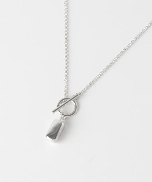 SMELLY（スメリー）の「SMELLY so　rectangle motif necklace（ネックレス・レディース・シルバー・-）」の6枚目の写真