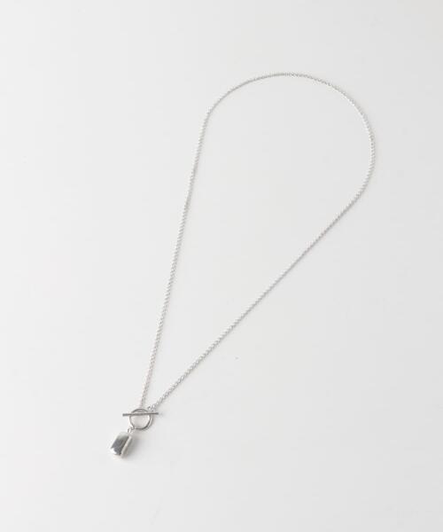 SMELLY（スメリー）の「SMELLY so　rectangle motif necklace（ネックレス・レディース・シルバー・-）」の8枚目の写真