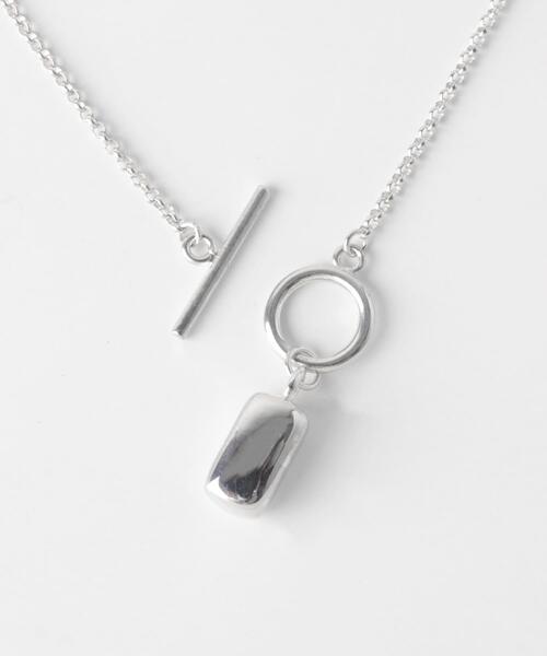 SMELLY（スメリー）の「SMELLY so　rectangle motif necklace（ネックレス・レディース・シルバー・-）」の9枚目の写真
