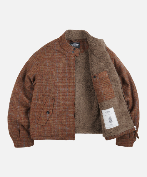 FRIZMWORKS(フリズムワークス)の「FLUFFY WOOL HARRINGTON JACKET _ MAPLE(ブルゾン・メンズ・その他・MEDIUM/LARGE/X-LARGE/SMALL)」の5枚目の写真