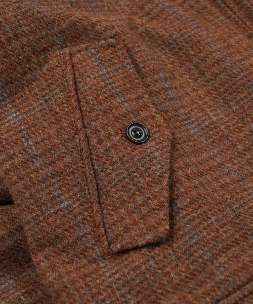FRIZMWORKS(フリズムワークス)の「FLUFFY WOOL HARRINGTON JACKET _ MAPLE(ブルゾン・メンズ・その他・MEDIUM/LARGE/X-LARGE/SMALL)」の2枚目の写真
