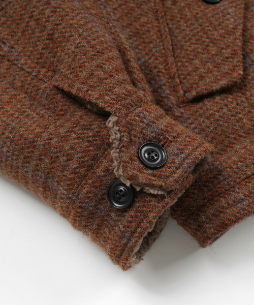 FRIZMWORKS(フリズムワークス)の「FLUFFY WOOL HARRINGTON JACKET _ MAPLE(ブルゾン・メンズ・その他・MEDIUM/LARGE/X-LARGE/SMALL)」の3枚目の写真