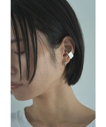 marjour | ［SILVER POST］MINIMAL HOOP PIERCE(ピアス（両耳用）)