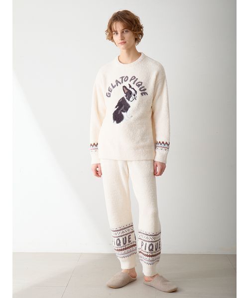 HOMME】 パウダーノルディックロングパンツ（ルームウェア/パジャマ