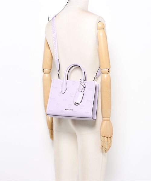 MICHAEL KORS（マイケルコース）の「MIRELLA SM SHOPPER TZ XBODY クロスボディ（ショルダーバッグ・レディース・ピンク系・FREE）」の5枚目の写真