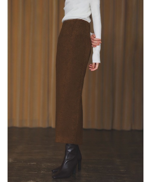 セール】ボアタイトスカート（スカート）｜anuans（アニュアンス）の