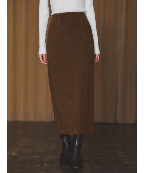 セール】ボアタイトスカート（スカート）｜anuans（アニュアンス）の