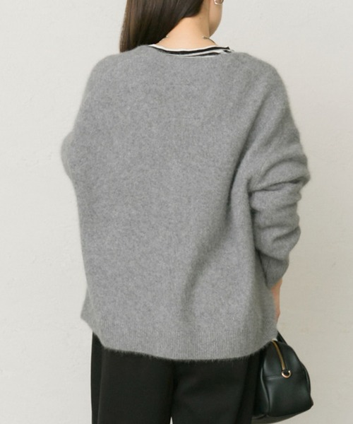 PUAL CE CIN（ピュアルセシン）の「FOXウールニットVネックカーディガン（カーディガン/ボレロ・レディース・グレー/オートミール/モカ・FREE）」の17枚目の写真