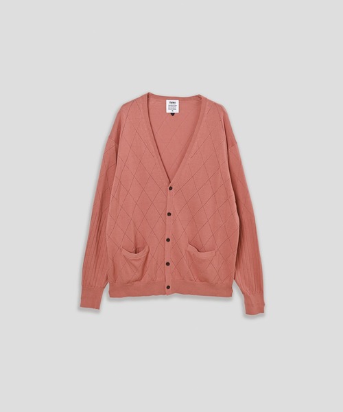 Kelen(ケレン)の「「KELEN MENS / ケレン メンズ」OPENWORK KNIT CARDIGAN(ニット/セーター・メンズ・グリーン/ピンク/キャメル・42/40)」の14枚目の写真