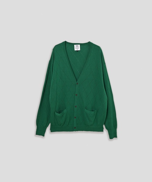 Kelen(ケレン)の「「KELEN MENS / ケレン メンズ」OPENWORK KNIT CARDIGAN(ニット/セーター・メンズ・グリーン/ピンク/キャメル・42/40)」の15枚目の写真