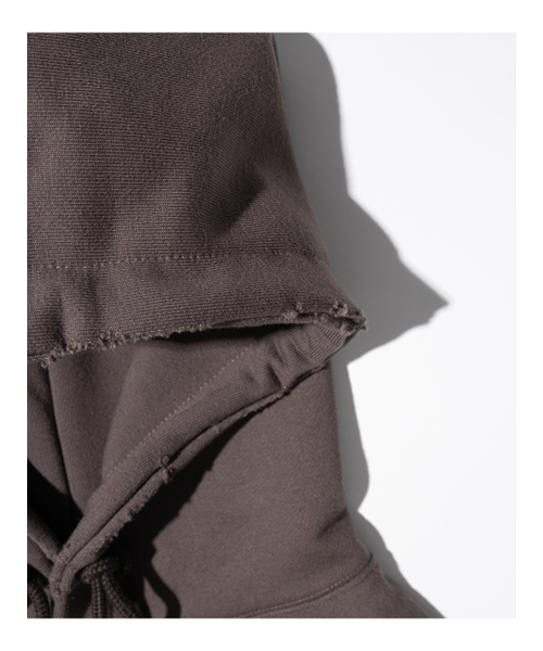 MASSNOUN(マスノウン)の「ディストロイドフードパーカー MFHHD005-DC(パーカー・レディース・その他・LARGE/MEDIUM)」の4枚目の写真