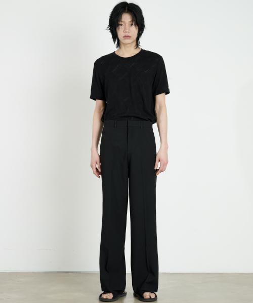 DUSTYWHITE(ダスティーホワイト)の「ブラックレースTシャツ(Tシャツ/カットソー・メンズ・その他・MEDIUM/LARGE/X-LARGE)」の3枚目の写真