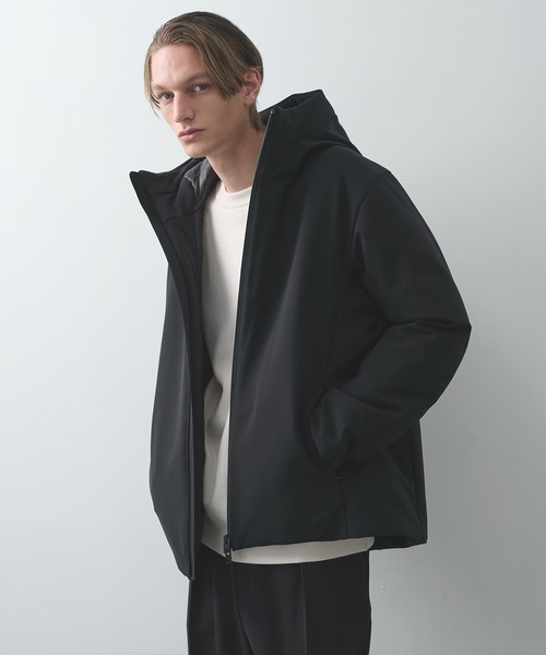 ATTACHMENT(アタッチメント)の「【ATTACHMENT/アタッチメント】別注 SOLOTEX HOODED DOWN(ダウンジャケット/コート・メンズ・ダークグレー/ブラック・2/3)」の2枚目の写真