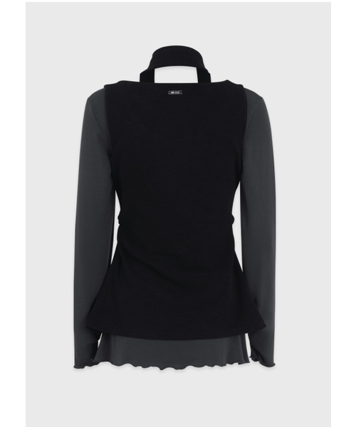 MICANE（ミケーネ）の「エディスビスチェ-Tセットアップ（Tシャツ/カットソー・レディース・ブラック・SMALL/MEDIUM/LARGE/X-LARGE/XX-LARGE）」の8枚目の写真