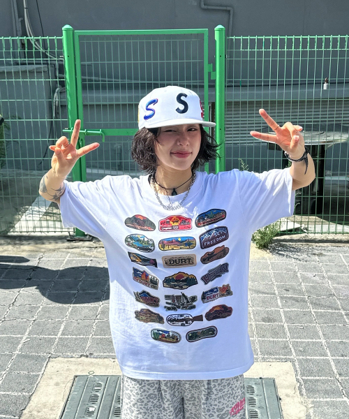 DURTの「WESTERN PATCH HALF SLEEVE TEE (WHITE)(Tシャツ/カットソー・レディース・その他・SMALL/MEDIUM/LARGE/X-LARGE)」の10枚目の写真
