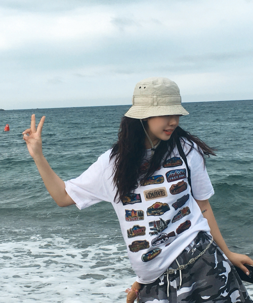 DURTの「WESTERN PATCH HALF SLEEVE TEE (WHITE)(Tシャツ/カットソー・レディース・その他・SMALL/MEDIUM/LARGE/X-LARGE)」の8枚目の写真