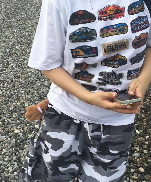 DURTの「WESTERN PATCH HALF SLEEVE TEE (WHITE)(Tシャツ/カットソー・レディース・その他・SMALL/MEDIUM/LARGE/X-LARGE)」の7枚目の写真