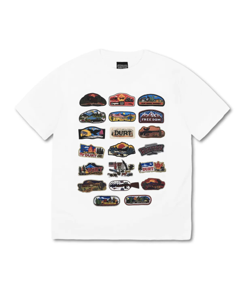 DURTの「WESTERN PATCH HALF SLEEVE TEE (WHITE)(Tシャツ/カットソー・レディース・その他・SMALL/MEDIUM/LARGE/X-LARGE)」の6枚目の写真