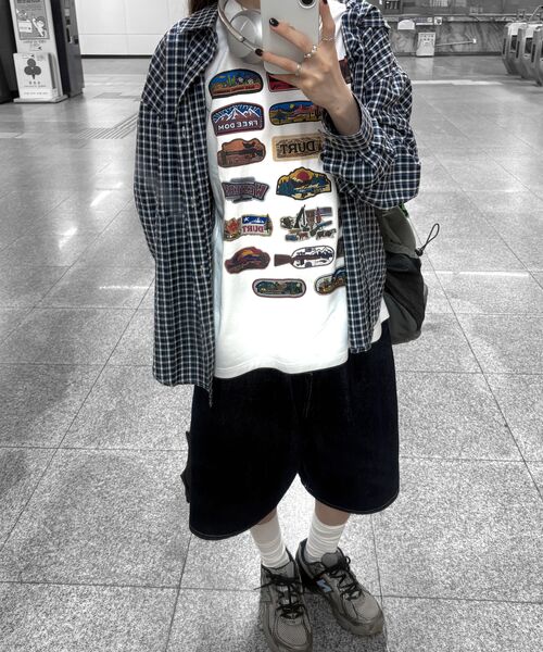 DURTの「WESTERN PATCH HALF SLEEVE TEE (WHITE)(Tシャツ/カットソー・レディース・その他・SMALL/MEDIUM/LARGE/X-LARGE)」の4枚目の写真