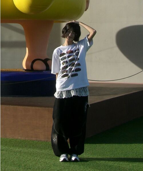 DURTの「WESTERN PATCH HALF SLEEVE TEE (WHITE)(Tシャツ/カットソー・レディース・その他・SMALL/MEDIUM/LARGE/X-LARGE)」の2枚目の写真