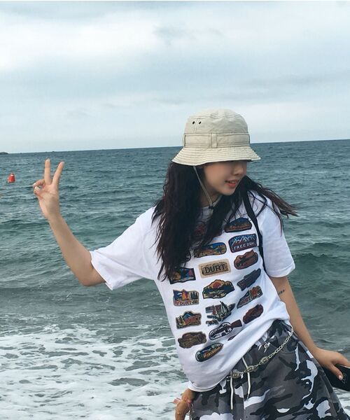 DURTの「WESTERN PATCH HALF SLEEVE TEE (WHITE)(Tシャツ/カットソー・レディース・その他・SMALL/MEDIUM/LARGE/X-LARGE)」の14枚目の写真