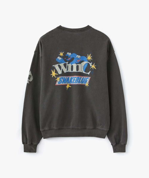 WMC(ダブリューエムシー)の「スネークブルー スウェット_CHARCOAL GREY(スウェット・メンズ・チャコールグレー・SMALL/MEDIUM/LARGE/X-LARGE)」の14枚目の写真