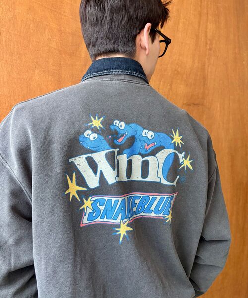 WMC(ダブリューエムシー)の「スネークブルー スウェット_CHARCOAL GREY(スウェット・メンズ・チャコールグレー・SMALL/MEDIUM/LARGE/X-LARGE)」の10枚目の写真