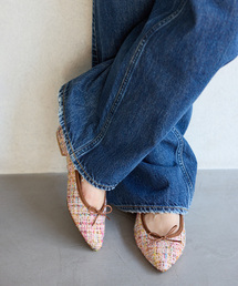 LE TALON | ポインテッドツイードバレエ(バレエシューズ)