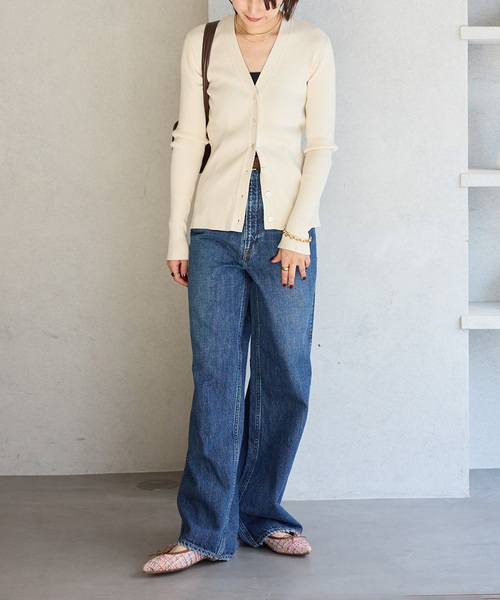 LE TALON（ルタロン）の「ポインテッドツイードバレエ（バレエシューズ・レディース・アイボリー/ピンク/サックスブルー・24.5cm/23cm/22.5cm/22cm/21.5/21/25.5cm/24cm/23.5cm/25cm）」の9枚目の写真