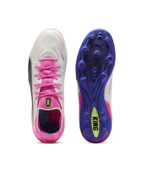 PUMA(プーマ)の「PUMA プーマ メンズ キング 20 アルティメット FG/AG サッカースパイク(スニーカー・メンズ・ホワイト系その他/ブラック×ホワイト/ホワイト×ゴールド/シルバー系その他/ホワイト系その他2・26.5cm/28.0cm/27.5cm/26.0cm/27.0cm/25.5cm)」の8枚目の写真