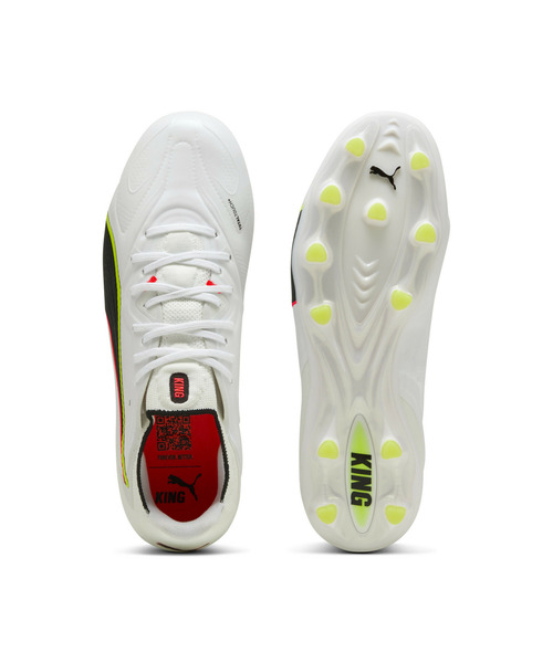 PUMA(プーマ)の「PUMA プーマ メンズ キング 20 アルティメット FG/AG サッカースパイク(スニーカー・メンズ・ホワイト系その他/ブラック×ホワイト/ホワイト×ゴールド/シルバー系その他/ホワイト系その他2・26.5cm/28.0cm/27.5cm/26.0cm/27.0cm/25.5cm)」の18枚目の写真