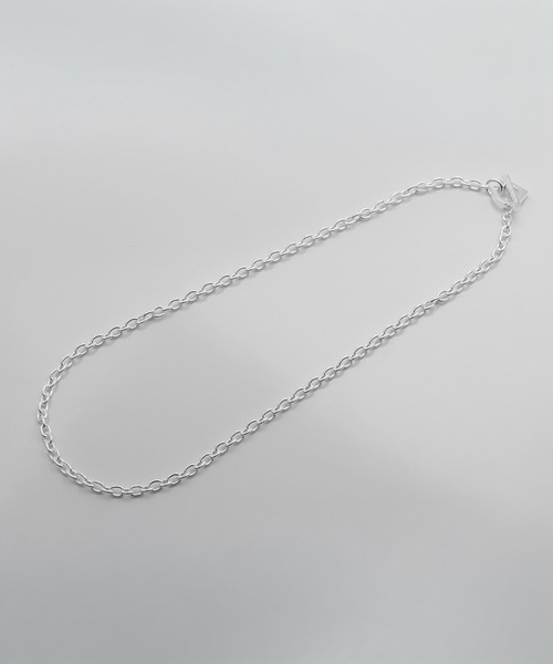 MAISON SPECIAL(メゾンスペシャル)の「《UNISEX》【Made In YAMANASHI Jewelry】Single Chain Necklace/山梨産シングルチェーンネックレス【MAISON SPECIAL/メゾンスペシャル】(ネックレス・メンズ・シルバー・FREE)」の2枚目の写真