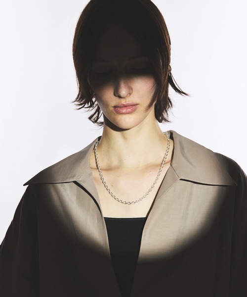 MAISON SPECIAL(メゾンスペシャル)の「《UNISEX》【Made In YAMANASHI Jewelry】Single Chain Necklace/山梨産シングルチェーンネックレス【MAISON SPECIAL/メゾンスペシャル】(ネックレス・メンズ・シルバー・FREE)」の6枚目の写真