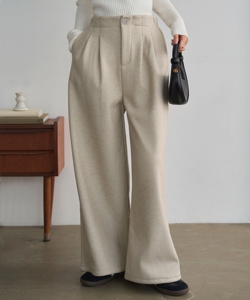 裏起毛 ] 裏フリースタックワイドパンツ（その他パンツ）｜KOBE