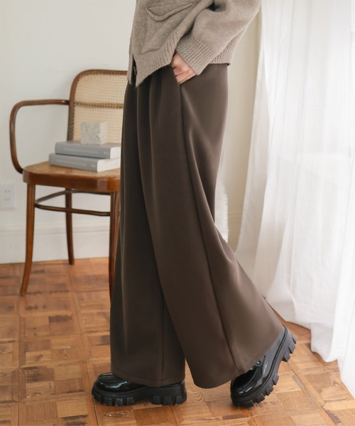 裏起毛 ] 裏フリースタックワイドパンツ（その他パンツ）｜KOBE