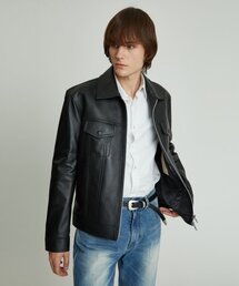 ANDROS（アンドロス）の「[ESSENTIAL] Venezia Trucker Jacket (MEN)（ライダースジャケット）」