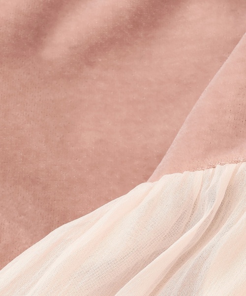 petit main（プティマイン）の「パフ袖シフォンワンピース（ワンピース・キッズ・ブラック/ピンク・100cm/110cm/120cm/130cm/90cm/80ｃｍ）」の16枚目の写真