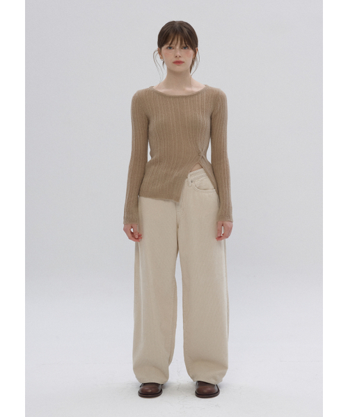 BUTTON UP(ボタンアップ)の「シグニチャーコーデュロイワイドパンツ(その他パンツ・メンズ・その他・SMALL/MEDIUM/LARGE)」の2枚目の写真