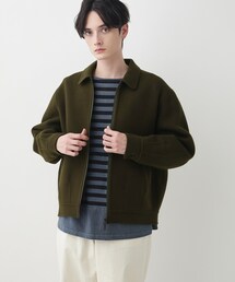 Dessin（デッサン）の「【洗える】メルトンジャケット（ステンカラーコート）」