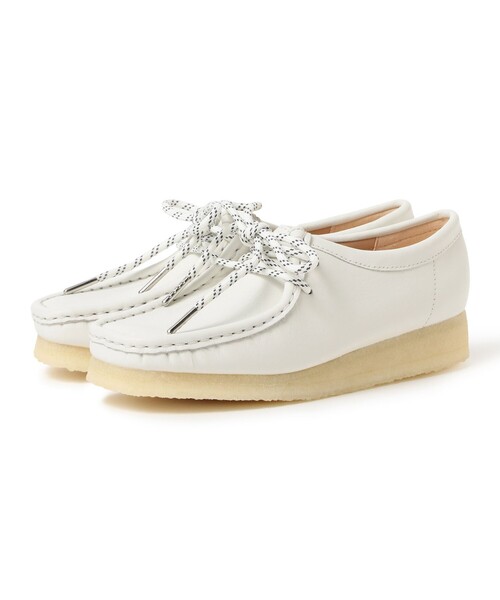 Clarks / Wallabee Lether White