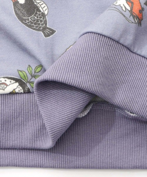 ScoLar Parity(スカラーパリティ)の「353138:ラビル寿司尽くし裏毛プルオーバー(Tシャツ/カットソー・レディース・ブラック/オートミール/ブルー・M)」の21枚目の写真