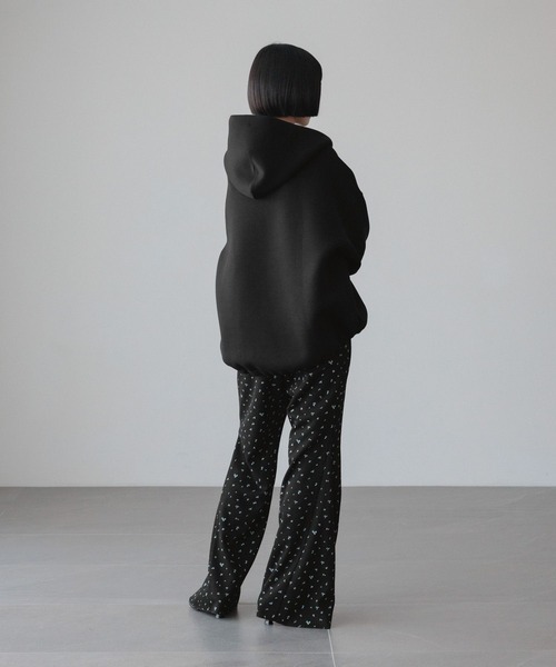 LOWRYS FARM（ローリーズファーム）の「ダンボールフードブルゾン　640878（ブルゾン・レディース・ブラウン/ブラック/アイボリー/グレー・FREE）」の12枚目の写真