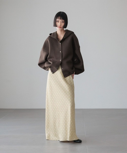 LOWRYS FARM（ローリーズファーム）の「ダンボールフードブルゾン　640878（ブルゾン・レディース・ブラウン/ブラック/アイボリー/グレー・FREE）」の20枚目の写真