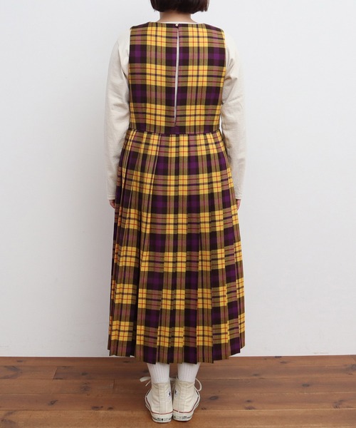 CHILD WOMAN（チャイルドウーマン）の「2/48タータンチェックワンピース（ワンピース・レディース・イエロー・FREE）」の19枚目の写真