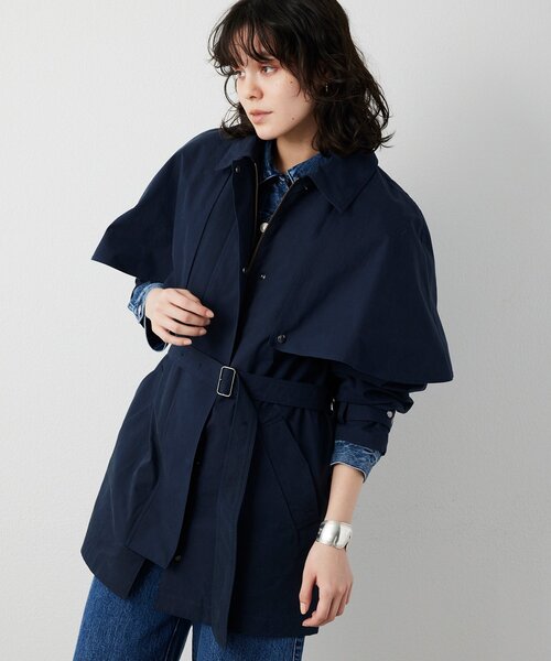 THE PAUSE（ザ ポーズ）の「【THE PAUSE】ケープコート（その他アウター・レディース・ネイビー/ベージュ・FREE）」の12枚目の写真