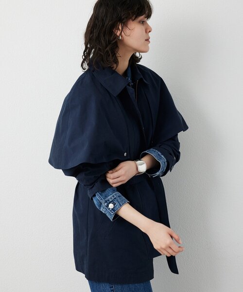 THE PAUSE（ザ ポーズ）の「【THE PAUSE】ケープコート（その他アウター・レディース・ネイビー/ベージュ・FREE）」の19枚目の写真