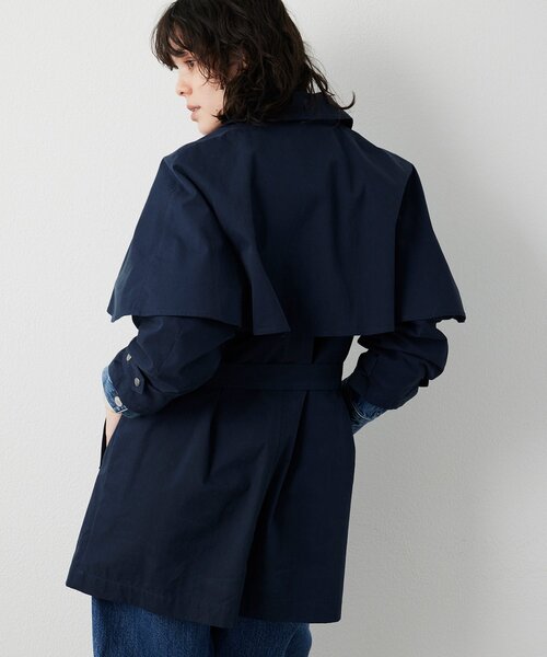 THE PAUSE（ザ ポーズ）の「【THE PAUSE】ケープコート（その他アウター・レディース・ネイビー/ベージュ・FREE）」の16枚目の写真