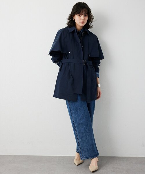 THE PAUSE（ザ ポーズ）の「【THE PAUSE】ケープコート（その他アウター・レディース・ネイビー/ベージュ・FREE）」の20枚目の写真